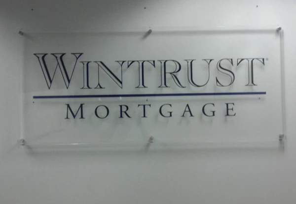 Wintrust Acrylic Signage