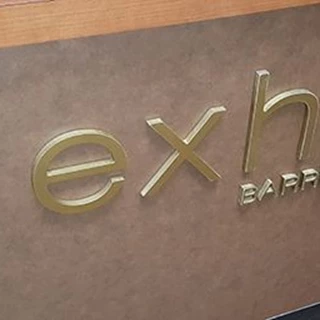 Exhale 3-D Plaque Sign in South Bay Manhattan Beach, CA 