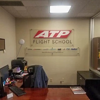 ATP_Acrylic Sign_clear_Stand Offs_Die Cut Decals_Sub Surface